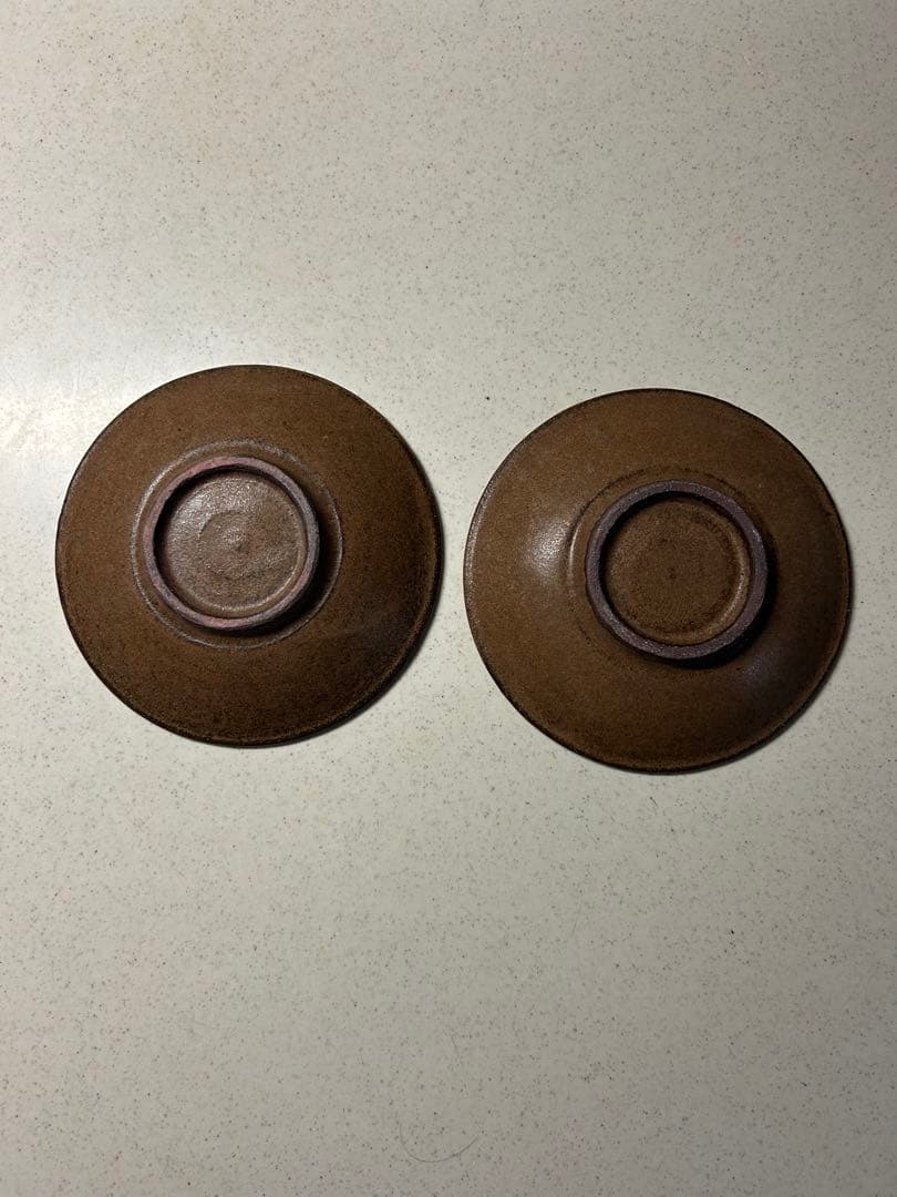 小澤基晴 6寸皿（ブロンズ） 2枚セット