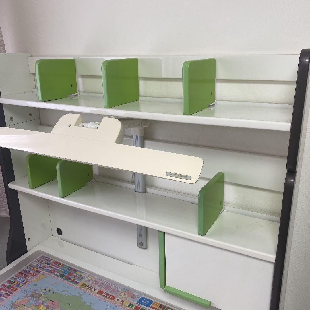 ▪️くろがね学習机▪️上質ランク▪️LED調光ライト付きコンポーネントデスク▪️クロガネ