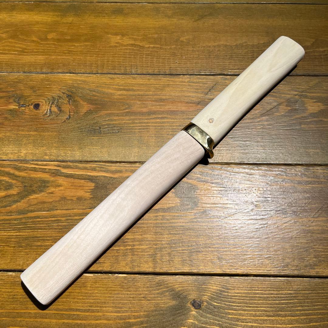 日本刀残欠クラフトナイフNo.17無銘 白鞘（ガタつき直し済み） - メルカリ