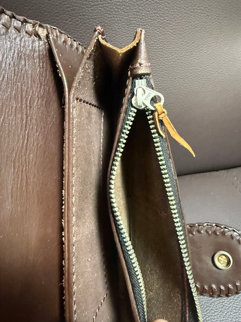 レザークラフ　優　レザー　バイカーズ　ウォレット　レザーチェーン付