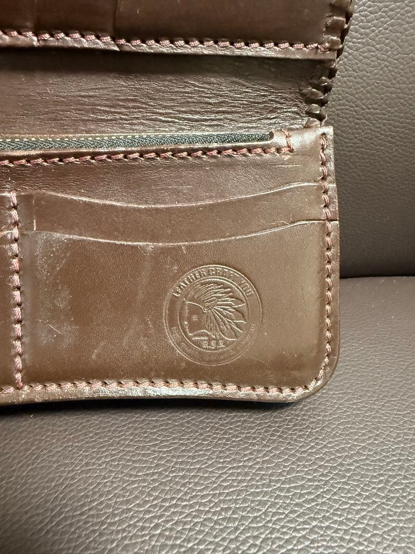 レザークラフ　優　レザー　バイカーズ　ウォレット　レザーチェーン付