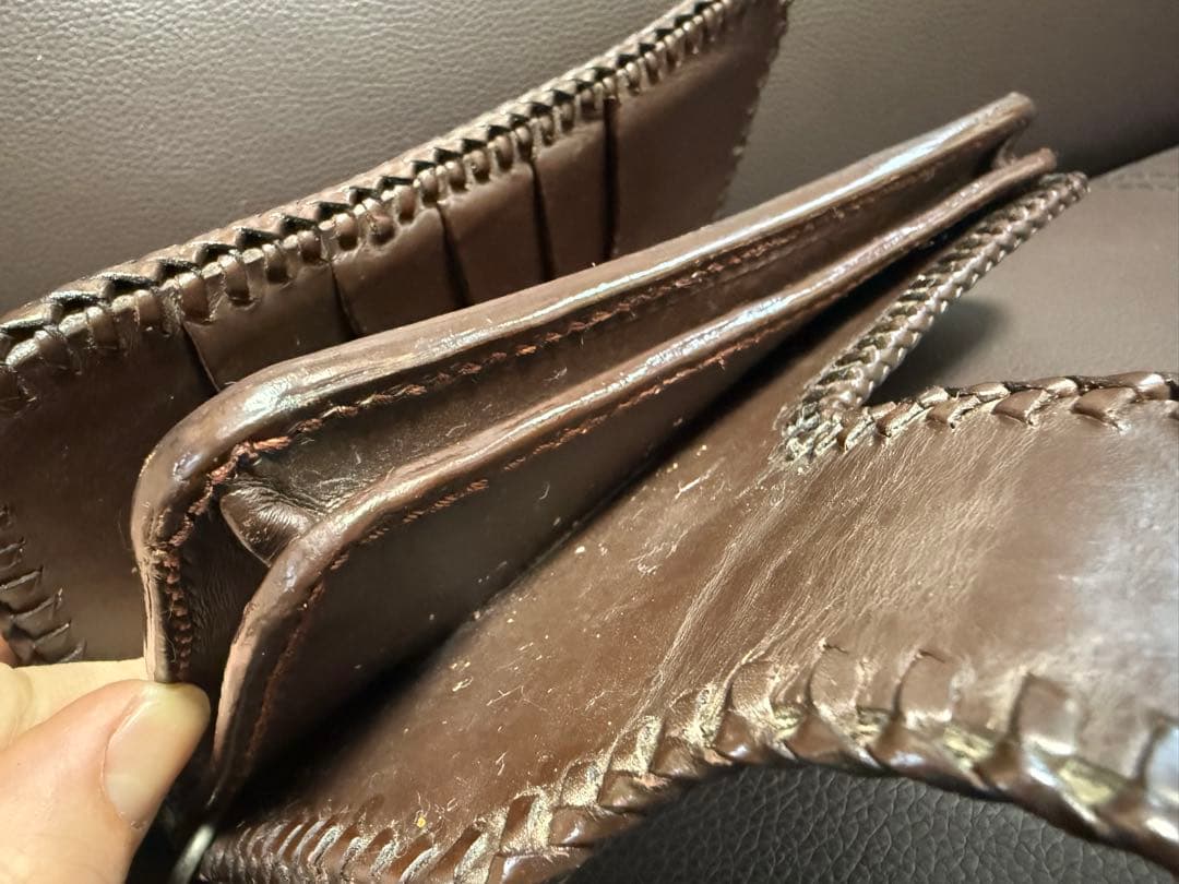 レザークラフ　優　レザー　バイカーズ　ウォレット　レザーチェーン付