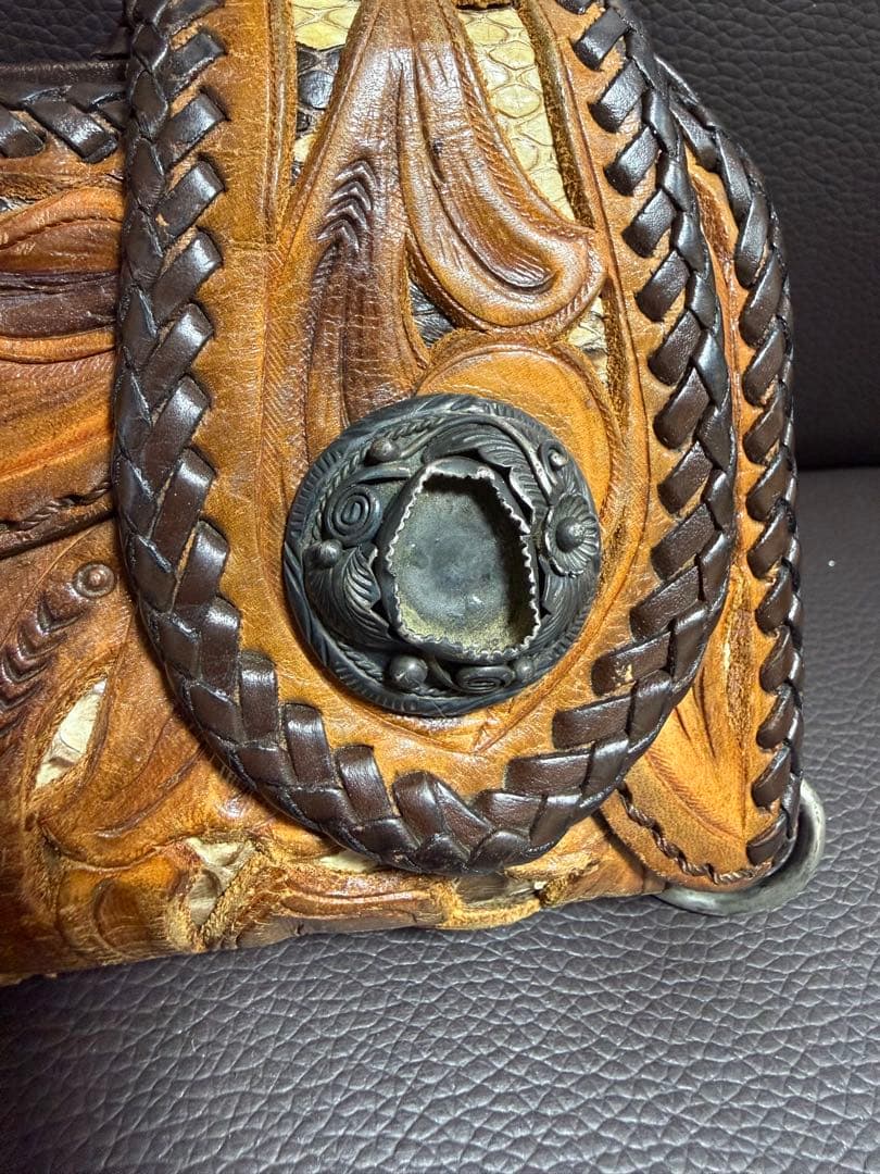 レザークラフ　優　レザー　バイカーズ　ウォレット　レザーチェーン付