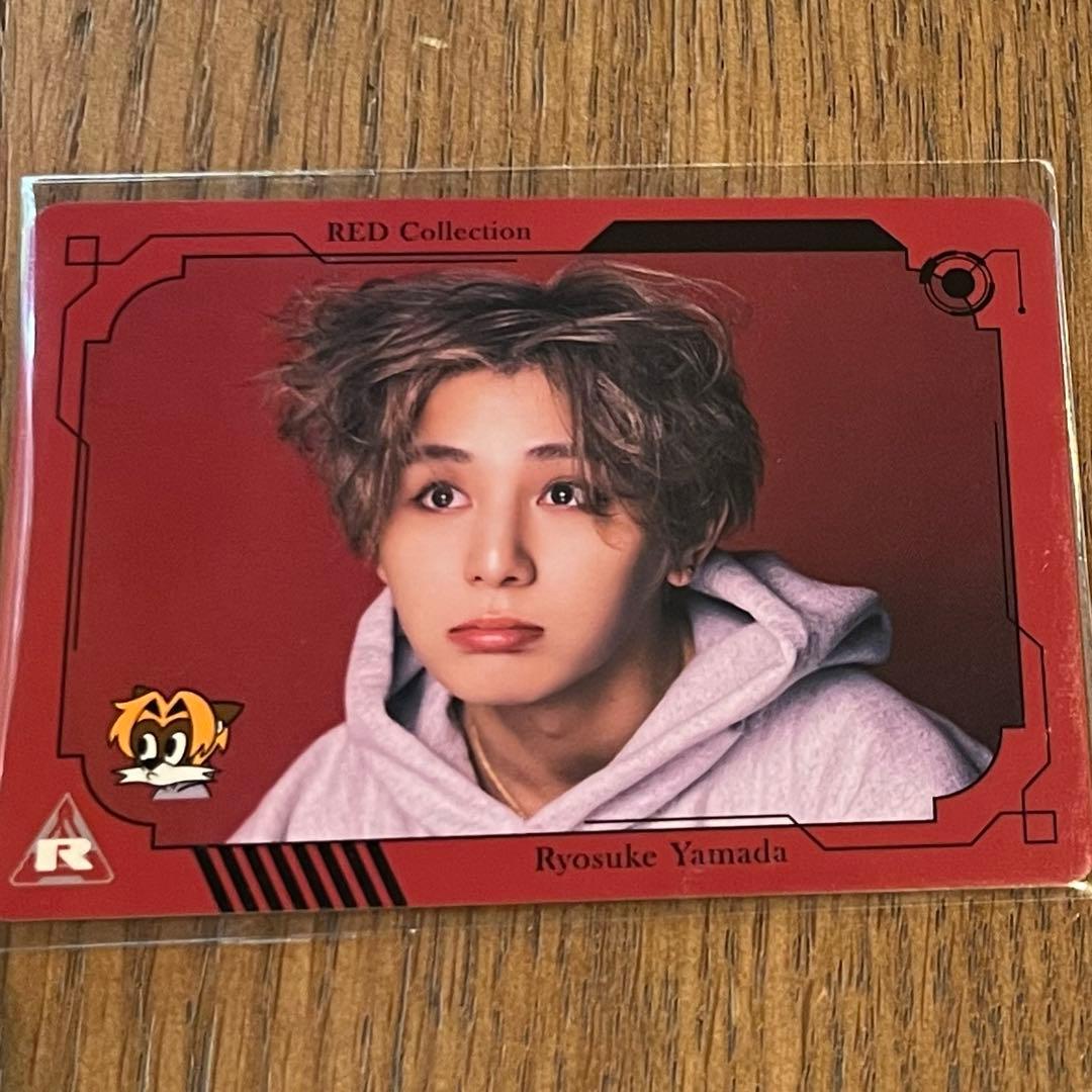 山田涼介 RED 会場限定 ビジュアルカード - メルカリ