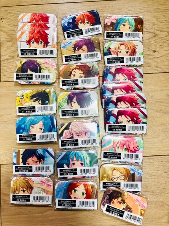 あんさんぶるスターズ　あんスタ　バレンタイン　まるかく　2019 缶バッジ