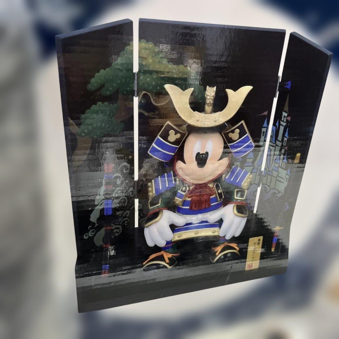 ディズニー　ミッキーマウス 五月人形 武士デザイン 約30cm 未使用