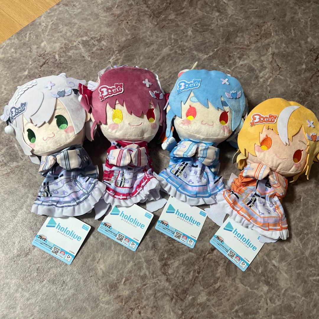 hololive ホロライブ パペットぬいぐるみ 4種セット 3期生 - メルカリ