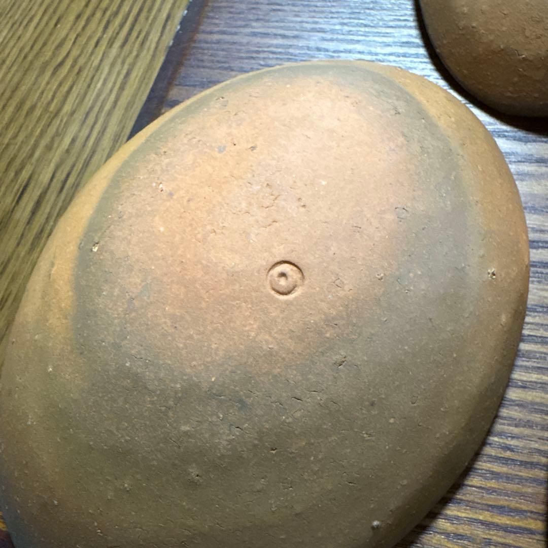 備前焼　金重友邦作品　5客皿　未使用　箱あり