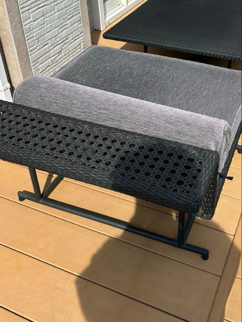 ガーデンファニチャー　ソファ　シングル