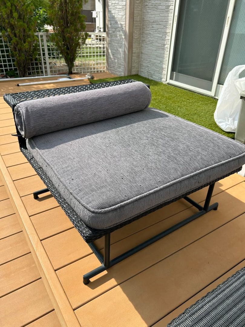 ガーデンファニチャー　ソファ　シングル