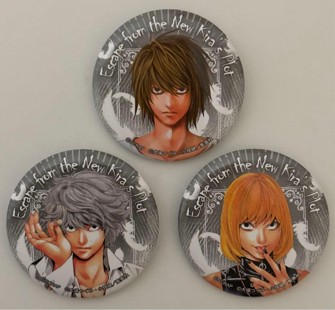 デスノート DEATHNOTE 脱出ゲーム 缶バッジ L ニア メロ L陣営 - メルカリ