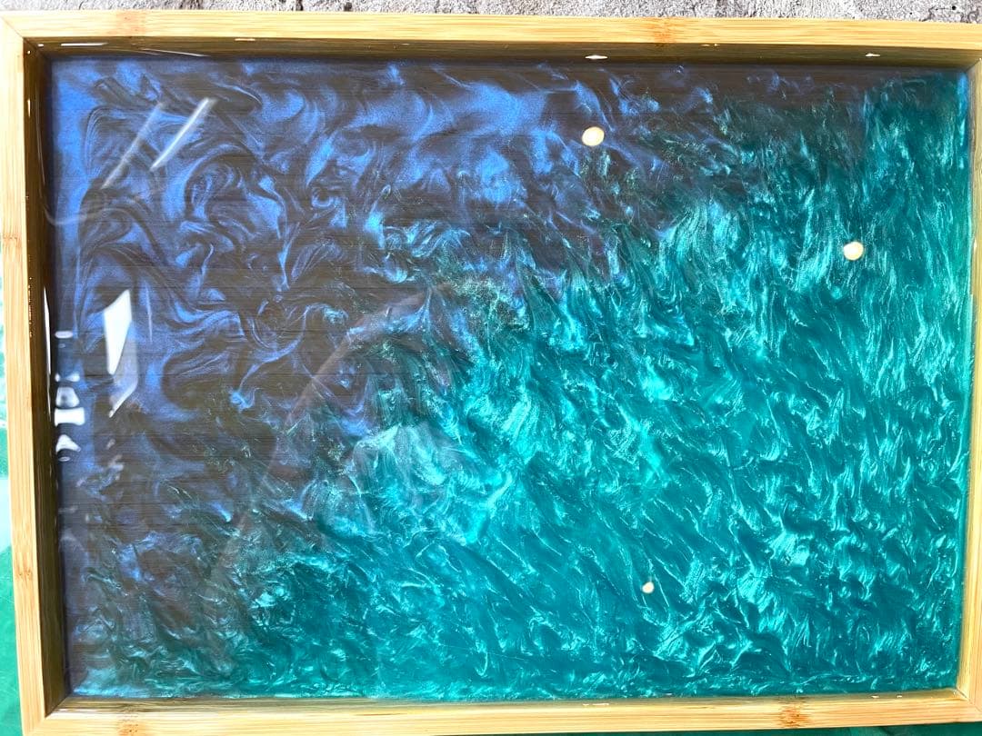 刻craft レジンアートトレー　 Mサイズ 刻STOCKグレードNo.006