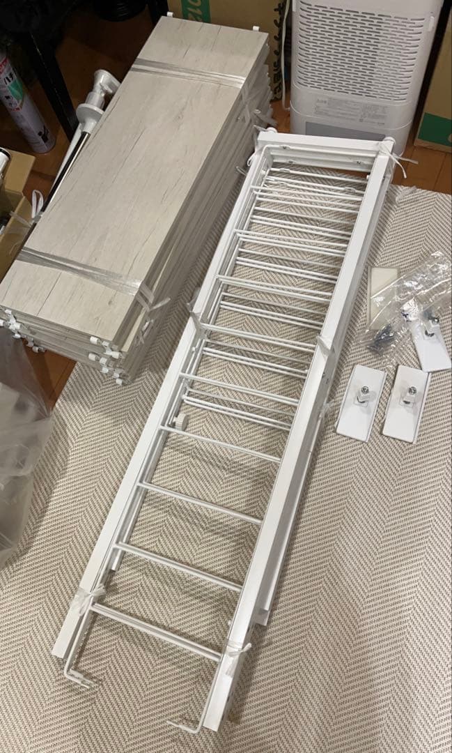 ニトリ Nポルダ80cm×2 棚板×10