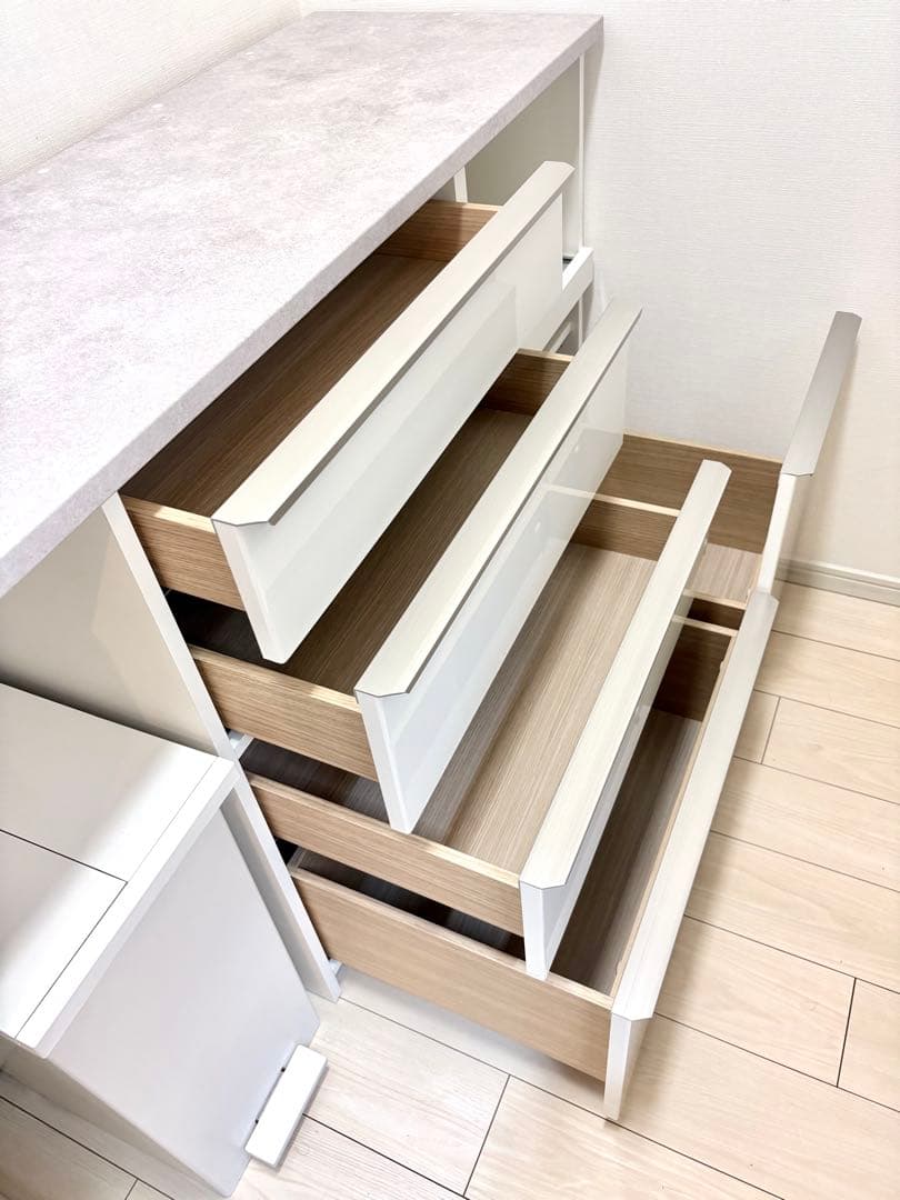 【1/20発送】パモウナ　ECA-S1400R下台　キッチンカウンター オープン