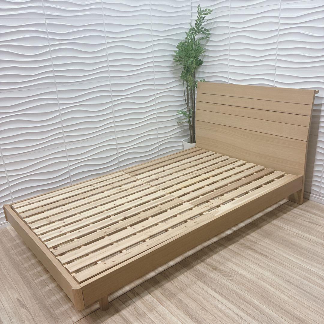 ◇大阪府 神戸市 配達料無料！◇ニトリ◇すのこベッド◇コンセント付◇セミダブル◇