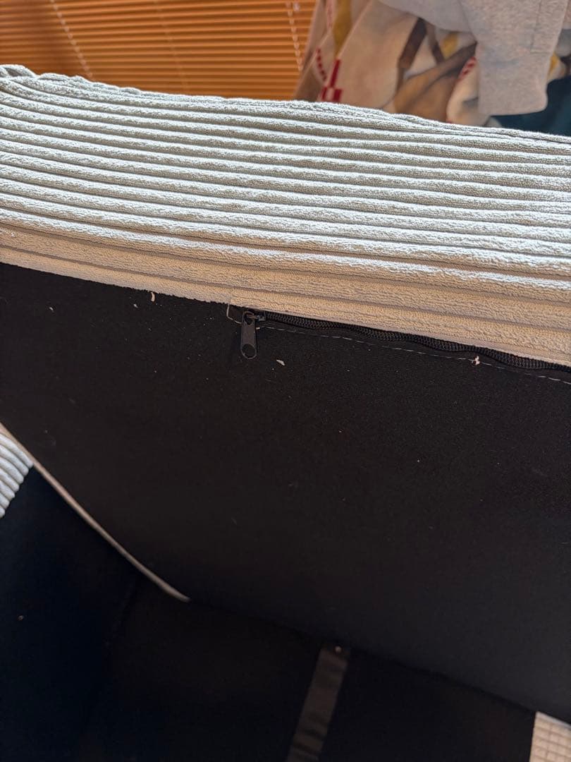 西海岸、北欧、南国、ハワイ系2人、3人掛けコーデュロイソファ希少水色　定価12万