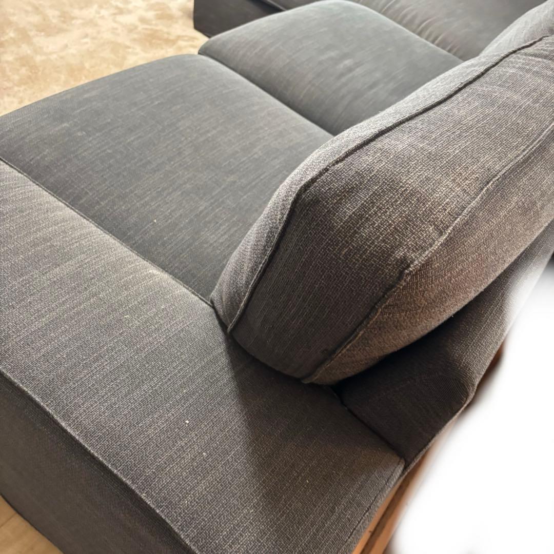 IKEA KIVIKソファ　寝椅子付きソファ　イケア