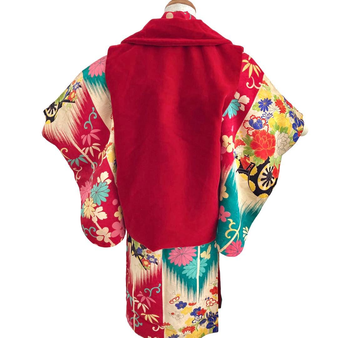 アンティーク女の子 子供着物 七五三 アンティーク着物 NO8