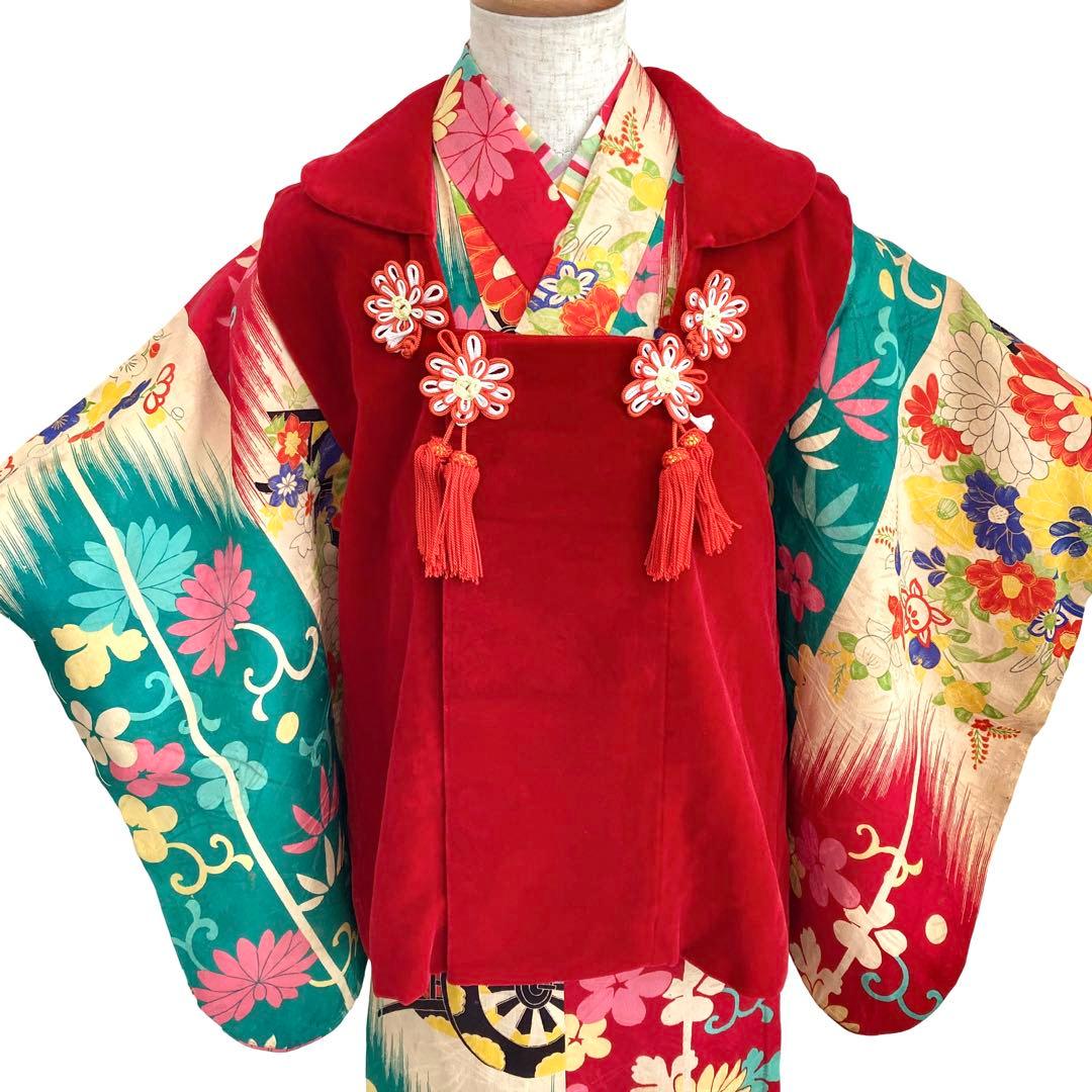 アンティーク女の子 子供着物 七五三 アンティーク着物 NO8