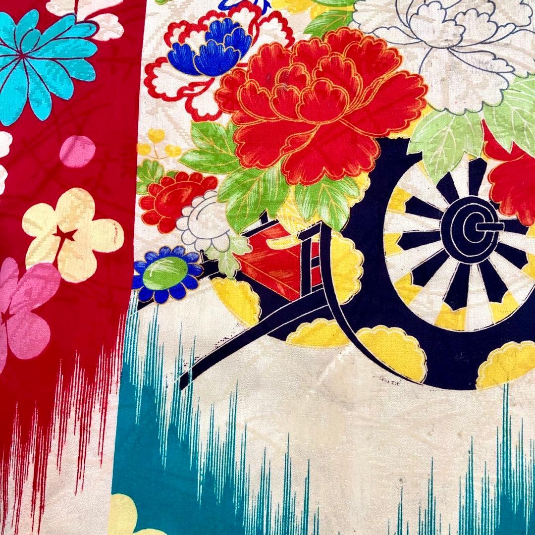 アンティーク女の子 子供着物 七五三 アンティーク着物 NO8