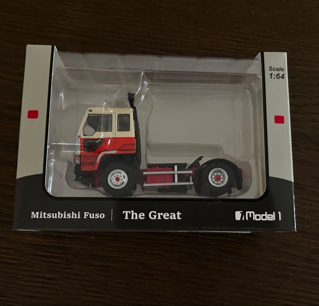 Model1 one 1/64 三菱ふそう ザ・グレート（1986）オレンジ - メルカリ