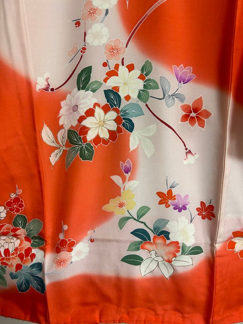 123 お宮参り　産着　一つ身　七五三　三歳　五歳　お祝い　正絹仕立て上り