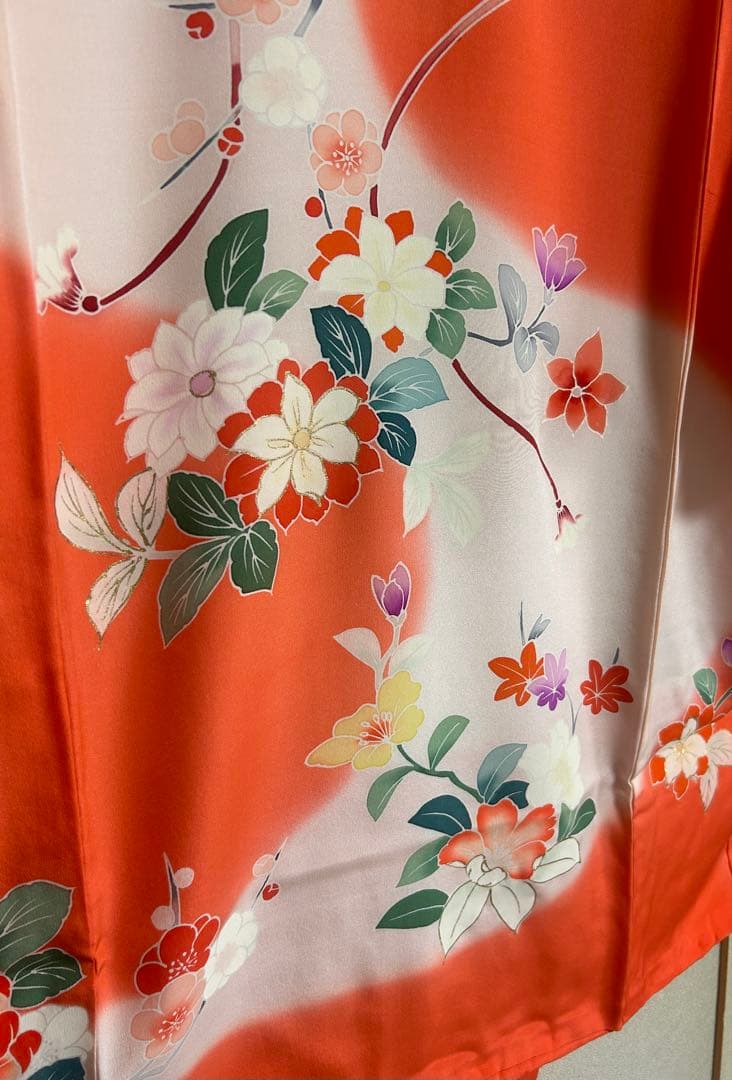 123 お宮参り　産着　一つ身　七五三　三歳　五歳　お祝い　正絹仕立て上り