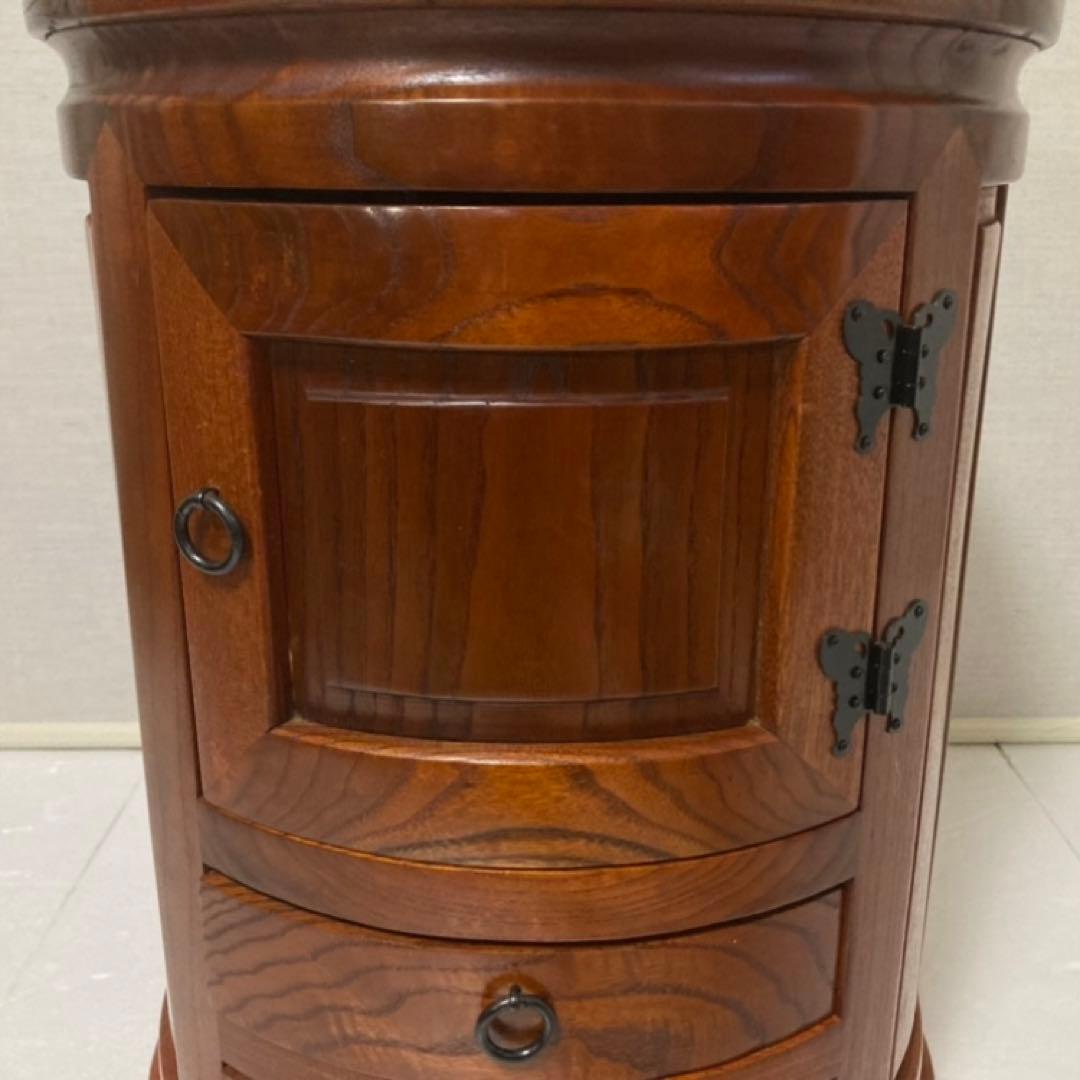 木製 スツール チェア 椅子 置物台 飾り台 花台 サイドテーブル 収納 レトロ