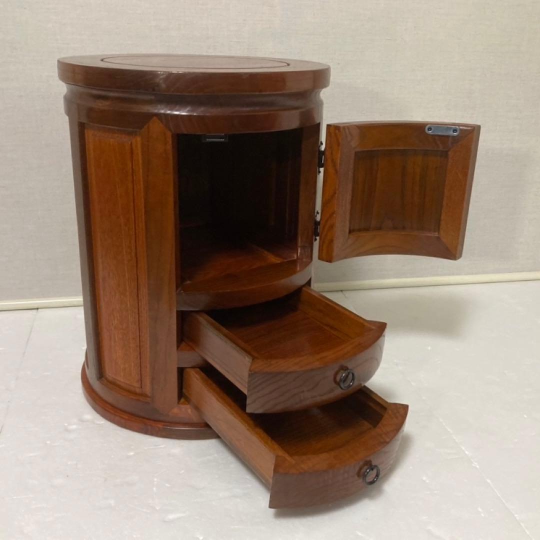 木製 スツール チェア 椅子 置物台 飾り台 花台 サイドテーブル 収納 レトロ