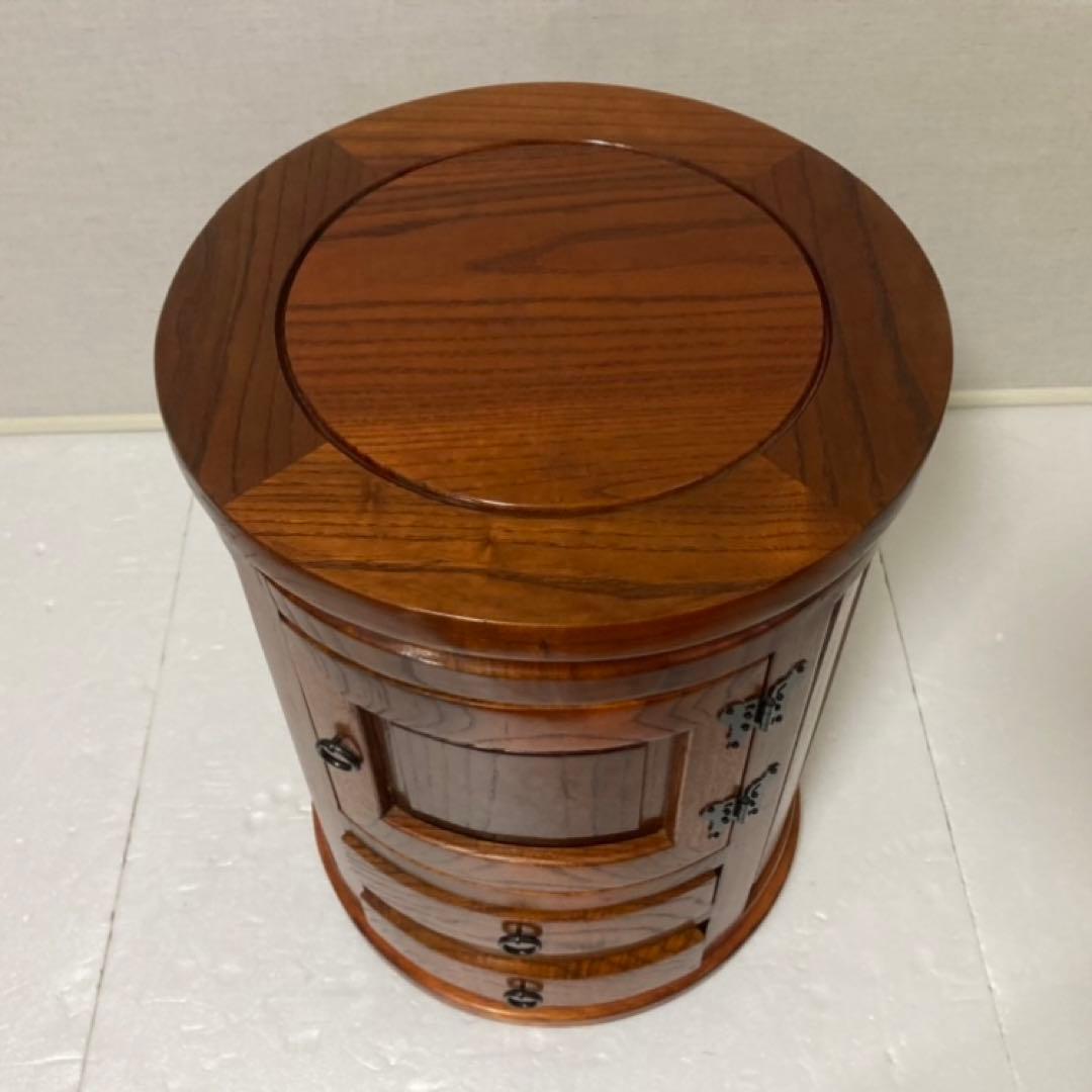 木製 スツール チェア 椅子 置物台 飾り台 花台 サイドテーブル 収納 レトロ