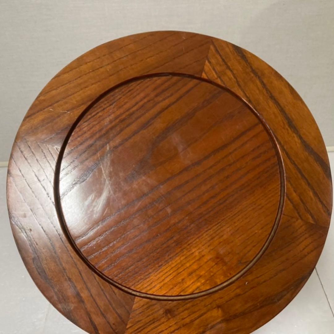 木製 スツール チェア 椅子 置物台 飾り台 花台 サイドテーブル 収納 レトロ