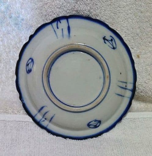 古伊万里染付輪花4寸皿5客A478 - メルカリ