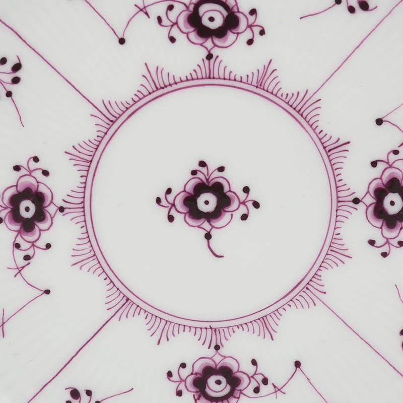 ロイヤルコペンハーゲン バーガンディ フルレース プレート 17.5cm #1