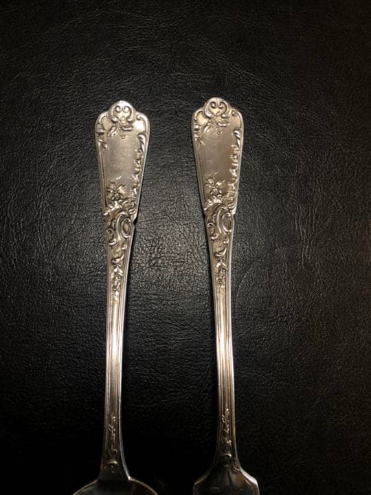 銀製カトラリー　スプーン&フォーク　箱付き　高級　セット