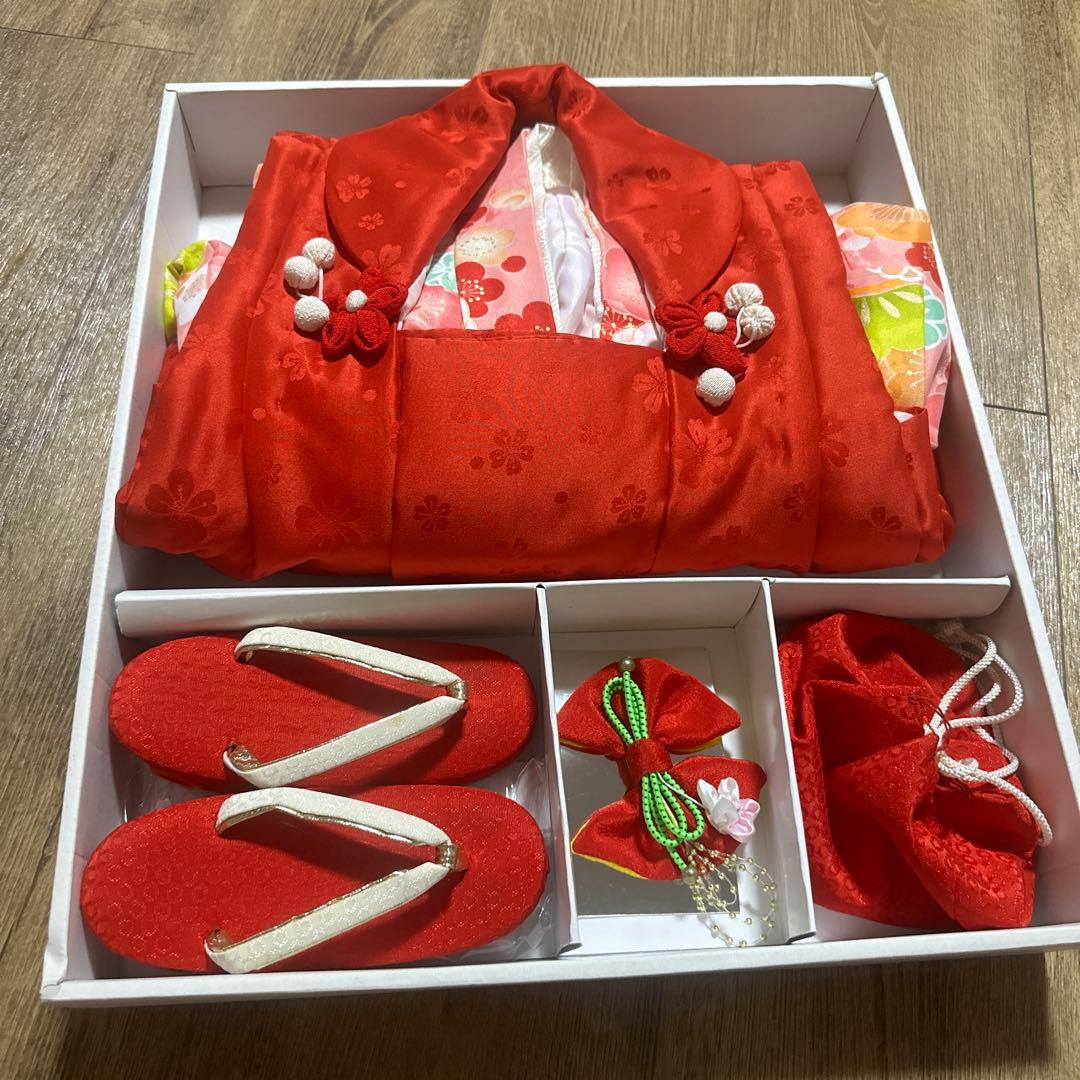 着物 七五三 3歳 女の子 セット 中古品 子供着物