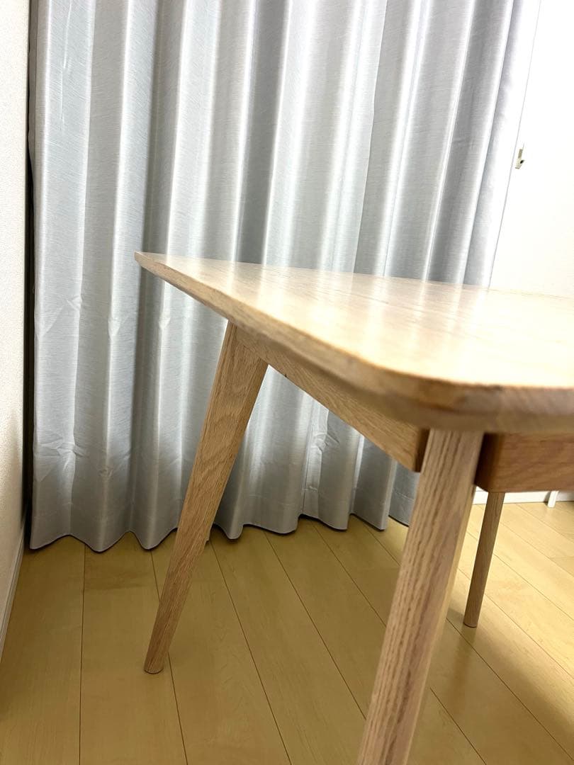 ナチュラル 木製 正方形 ダイニングテーブル