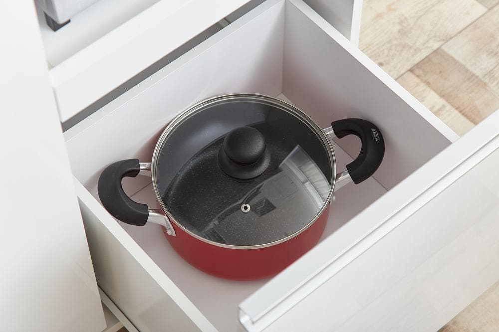 《新品・送料無料》レンジ台 キャスター付き 80cm