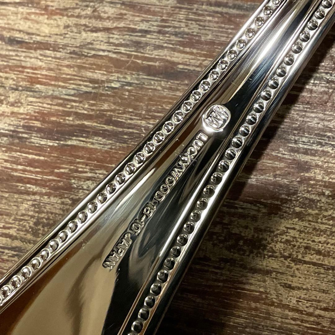 高品質！18ー10ラッキーウッド LUCKYWOOD カトラリーセット 24本