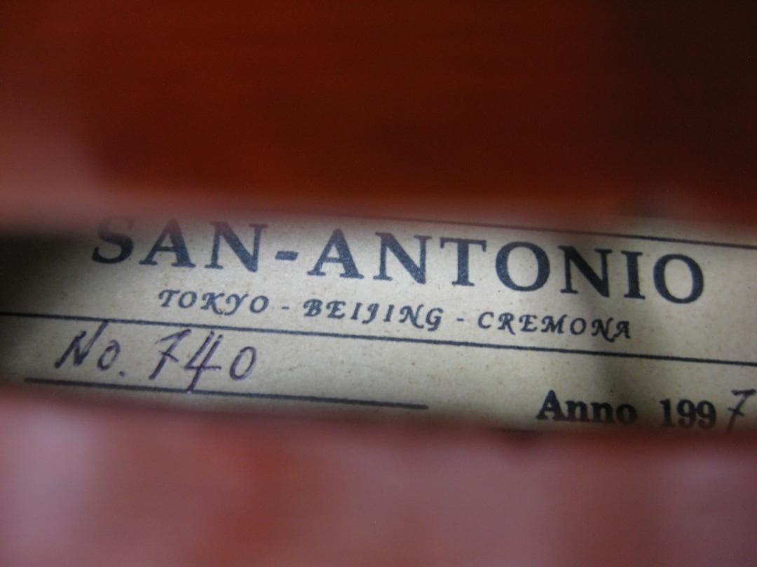 希少最上位】 San Antonio No.740 バイオリン 4/4 - メルカリ