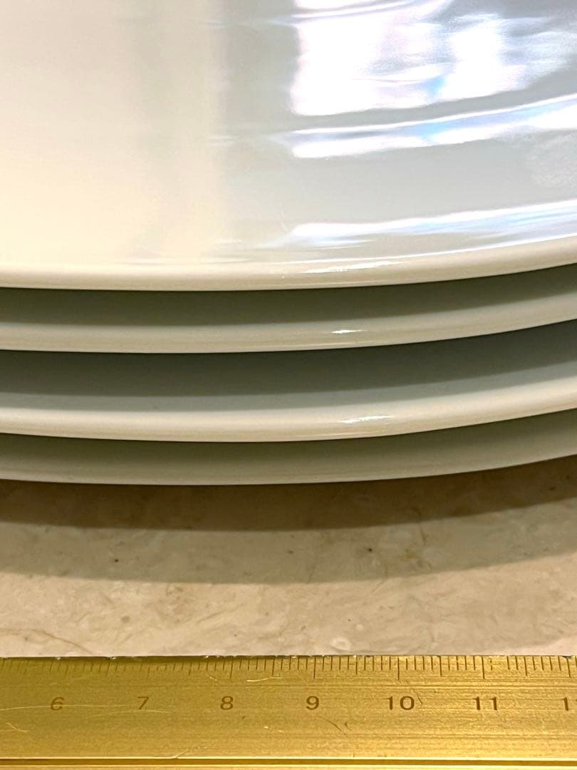 ホワイトだ円形大皿 4枚セット