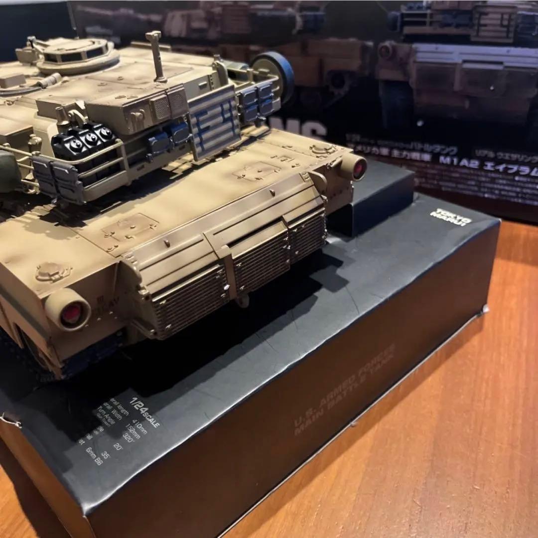 東京マルイ M1A2 ABRAMS 1/24 エイブラムス ラジコン 戦車 - メルカリ