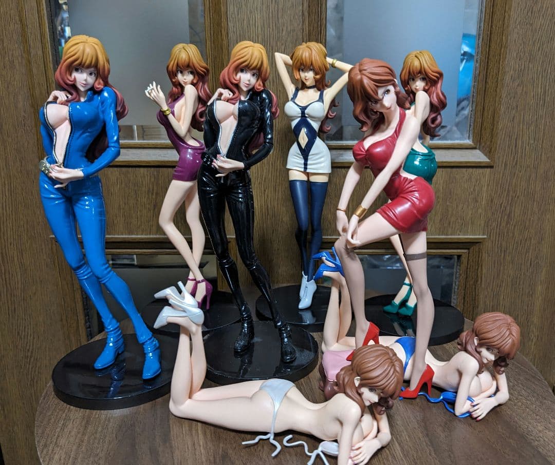 ルパン三世GROOVY BABY SHOT Ⅰ峰不二子フィギュア 8点セット売り