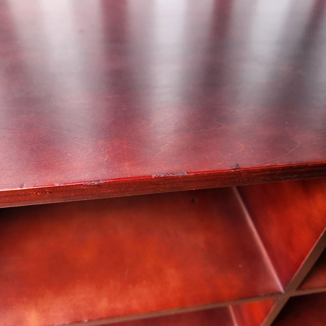 ヴィンテージ　スペースエイジ 木製 オープンシェルフ テレビボード 収納