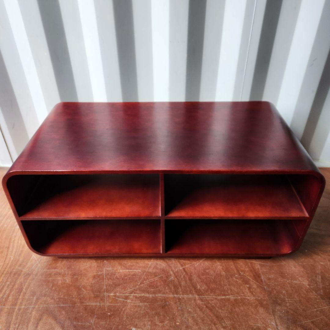 ヴィンテージ　スペースエイジ 木製 オープンシェルフ テレビボード 収納