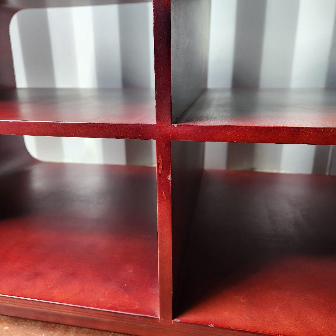 ヴィンテージ　スペースエイジ 木製 オープンシェルフ テレビボード 収納