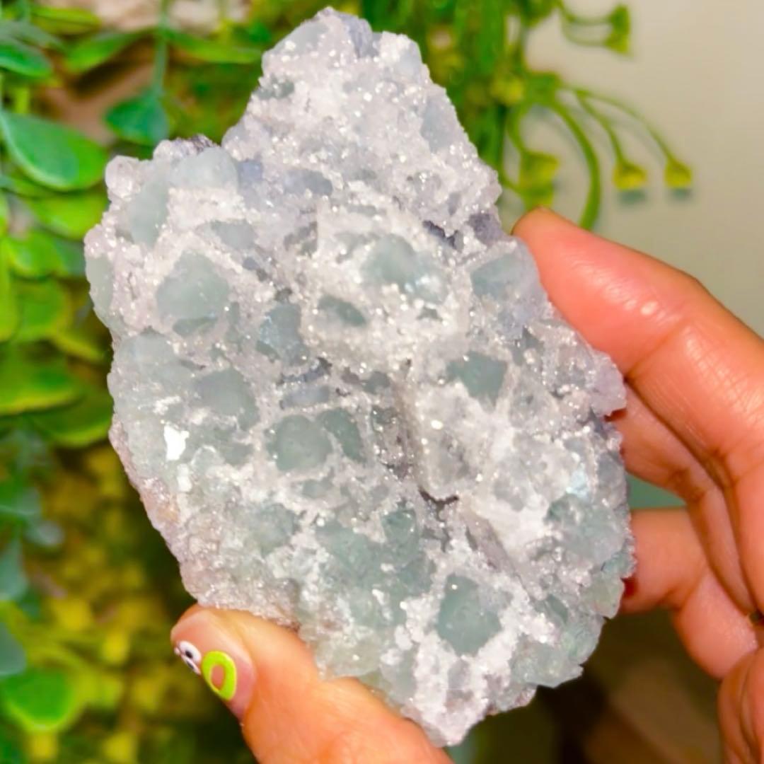 キラキラフローライト　透明感　高品質　ハイグレード　パワー