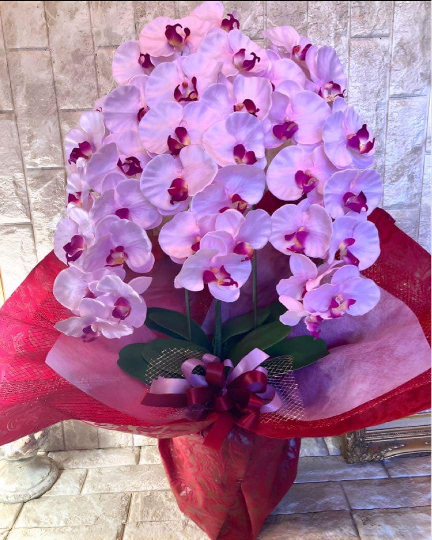 光触媒　人工観葉植物　ウォールグリーン　フェイクグリーン　胡蝶蘭p78