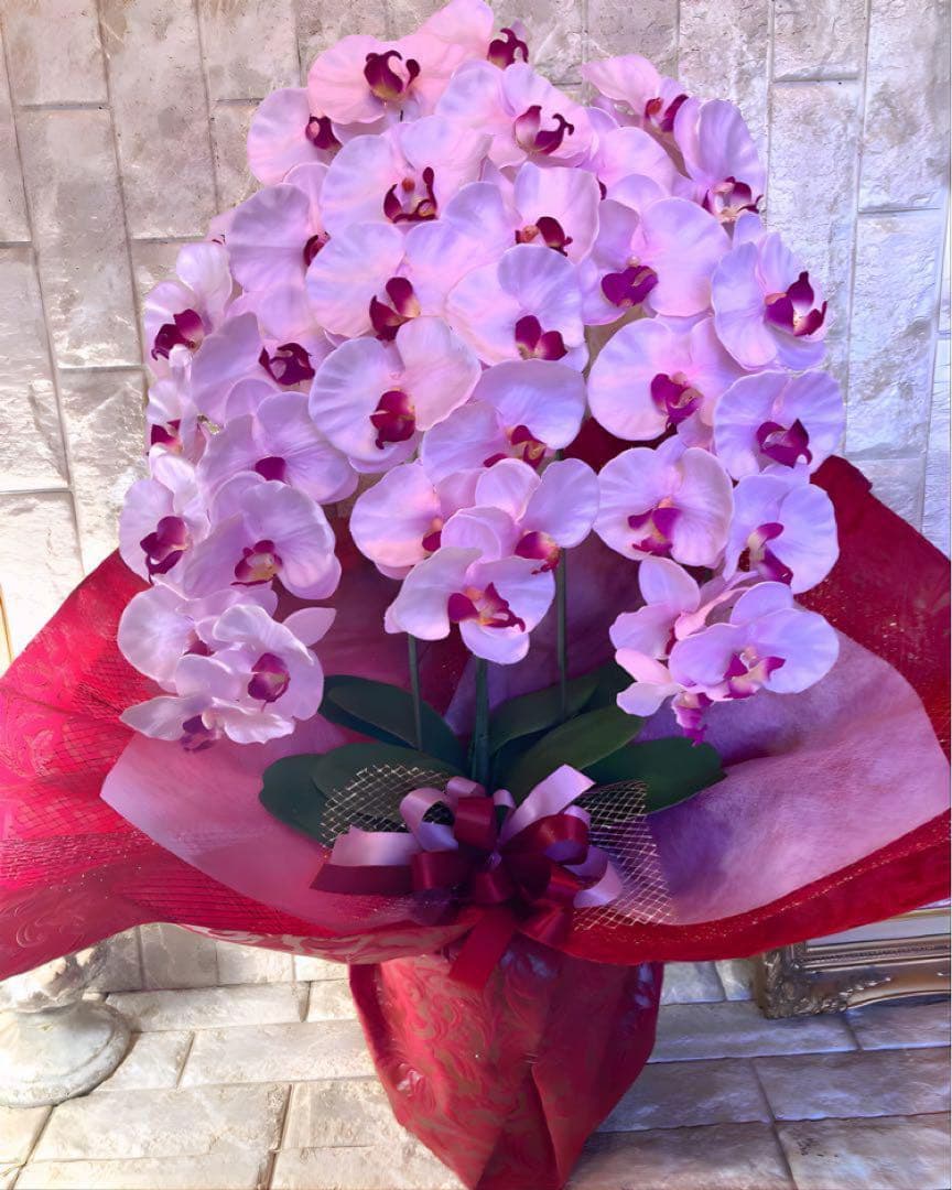 光触媒　人工観葉植物　ウォールグリーン　フェイクグリーン　胡蝶蘭p78