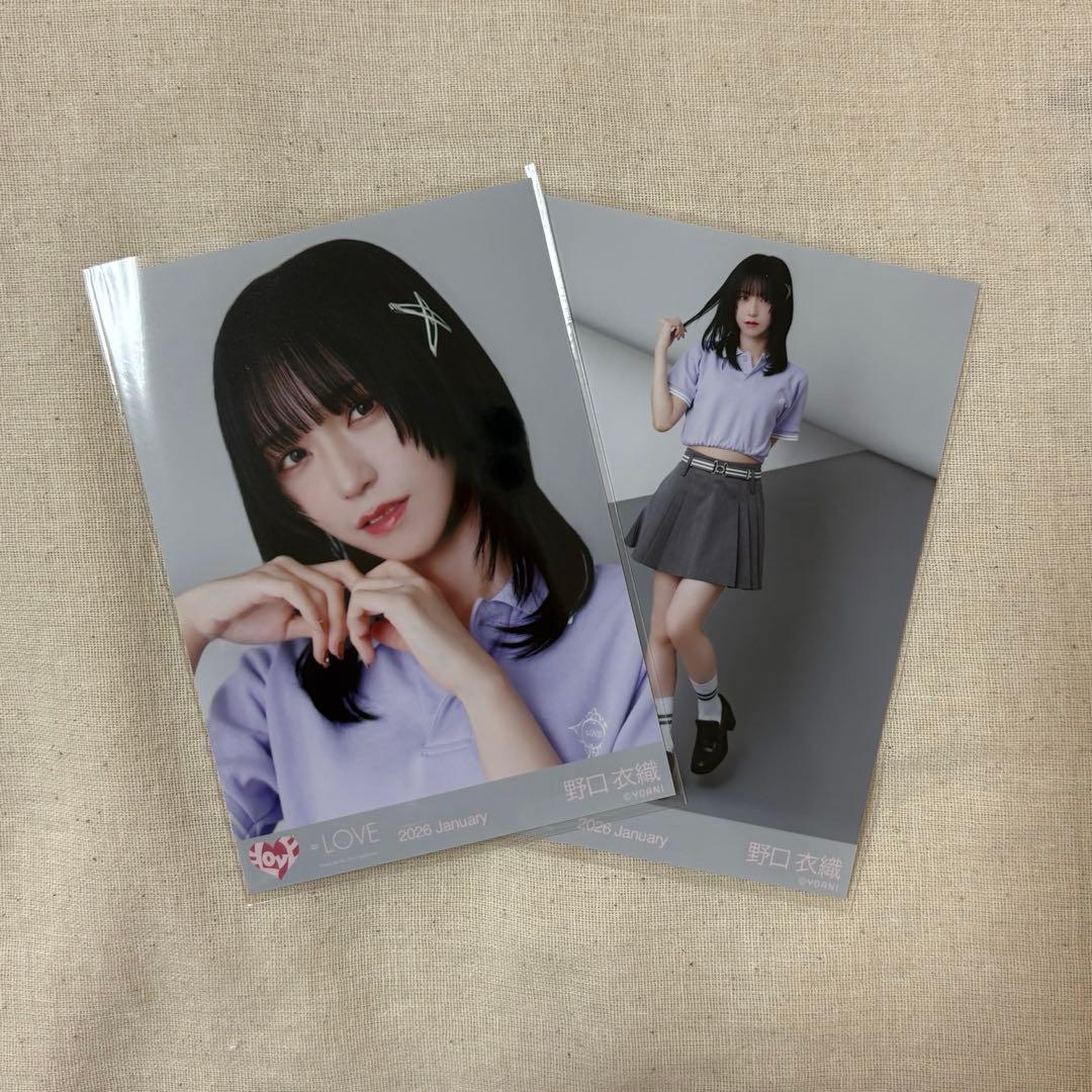 野口衣織 イコラブ 生写真 ポロシャツ セミコンプ - メルカリ
