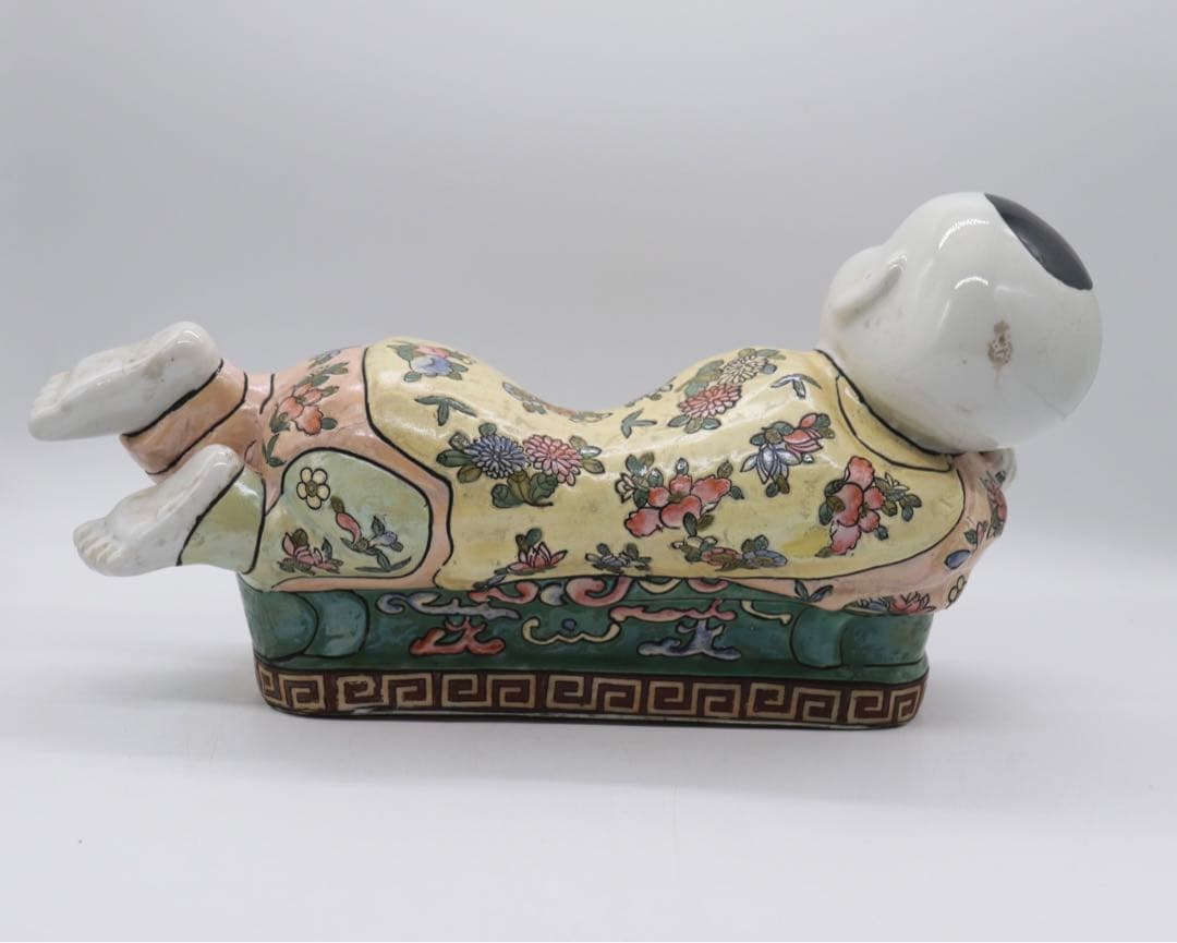 中国 粉彩赤ちゃん型枕 大清同治年製銘 送料込み0426 - メルカリ